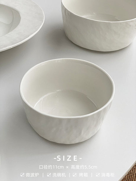 YASUKI Eleanor Elegant Nordic Stoneware Soup Bowl from YASUKI