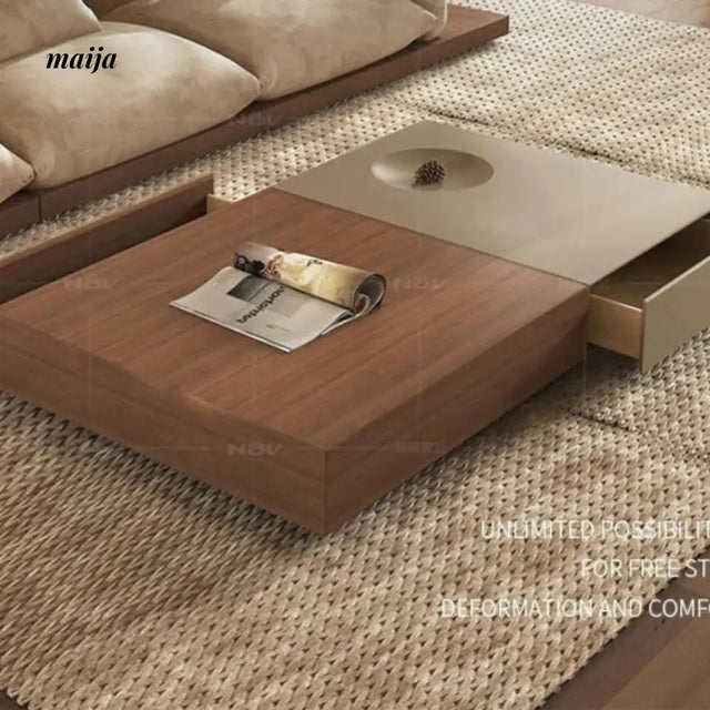 NAVI Walnut Coffee Table from NAVI
