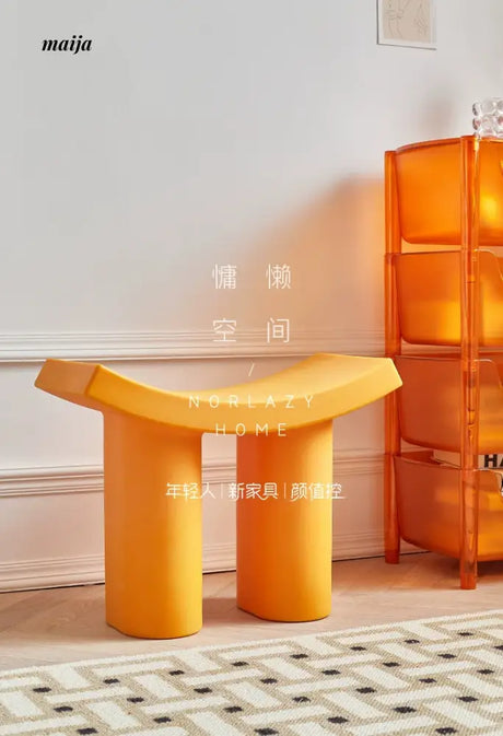 LAZYSPACE Emma Plastic Shoe Stool from LAZYSPACE