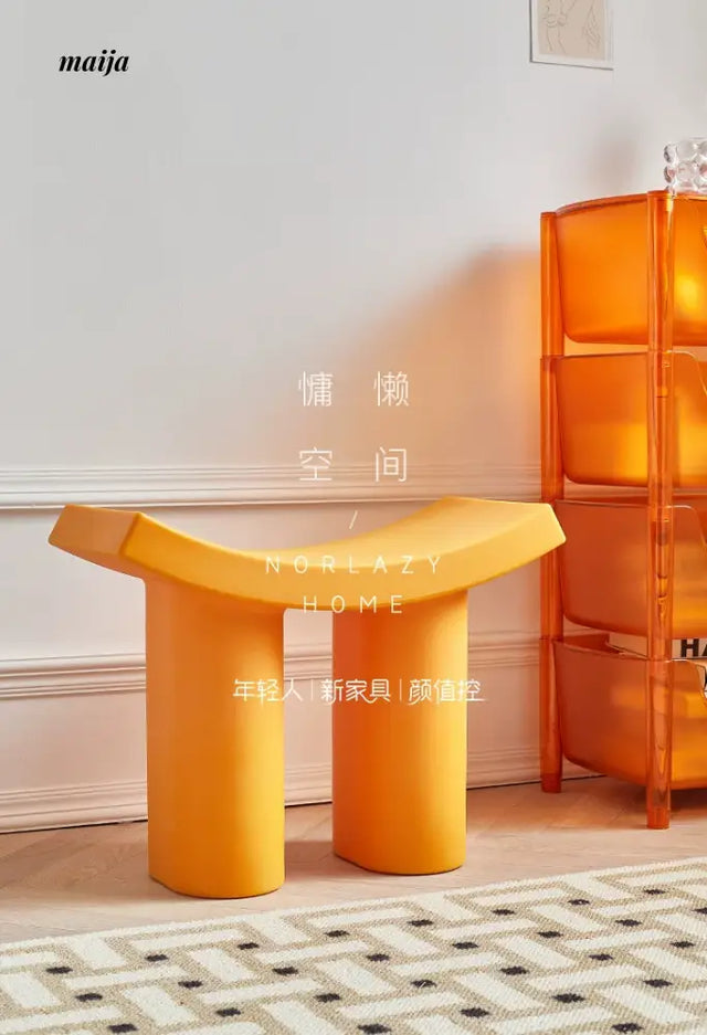 LAZYSPACE Emma Plastic Shoe Stool from LAZYSPACE