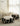 BACKTOBUTU Black and White Geometric Pouf from maija