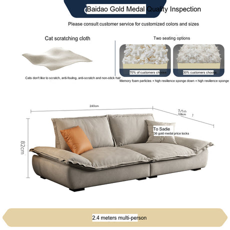 FASATI Isolde Cozy Creamy Corner Sofa from FASATI