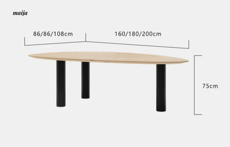 Clara Solid Wood Dining Set from maija