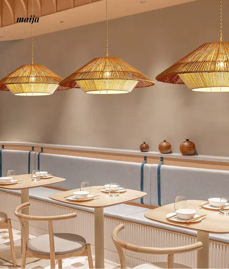 ZHONGSHAN Wabi-Sabi Rope Chandelier for Home from ZHONGSHAN