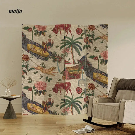 Chinese Vintage Painting Partition Wall from maija