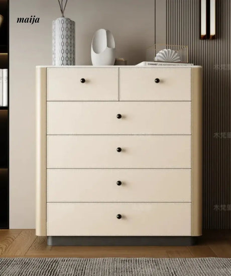 Jacobson Leather Wrap Chest of Drawers from DONGGUAN
