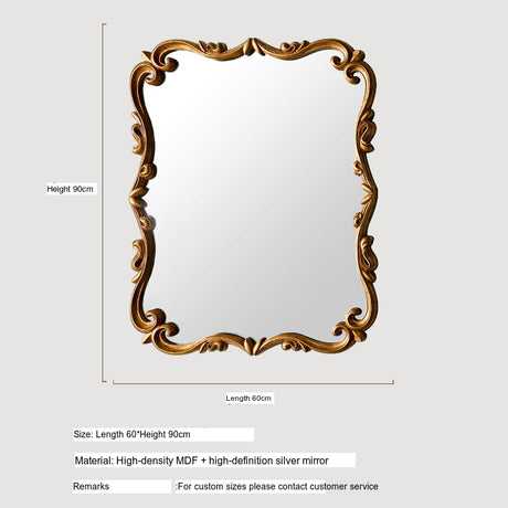 LANXESS Verity Elegant Vintage Wall-Mounted Dressing Mirror from LANXESS