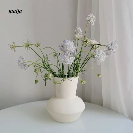 Classic Wide Mouth Ceramic Vase from NICEMOON