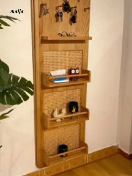 ALING Slideable Solid Wood Rack Plus Full Length Mirror from maija
