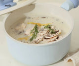 Pastel Blue Milk Steam Pot from CAROTE