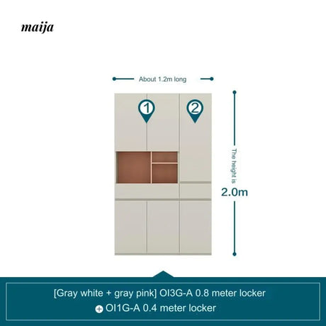 Miriam Children Wardrobe with Bookshelf from maija