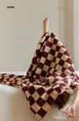 Chessboard Fleece Throw from REWER