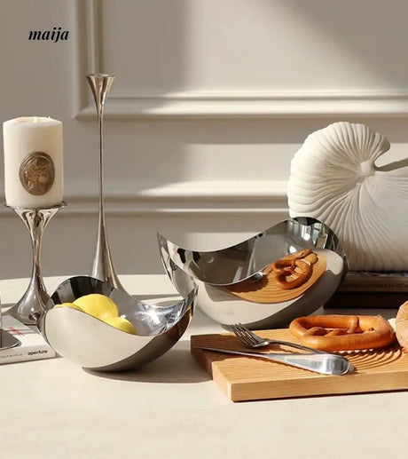 COLOURHUNTER Scandinavian Stainless Steel Fruit Bowl from maija