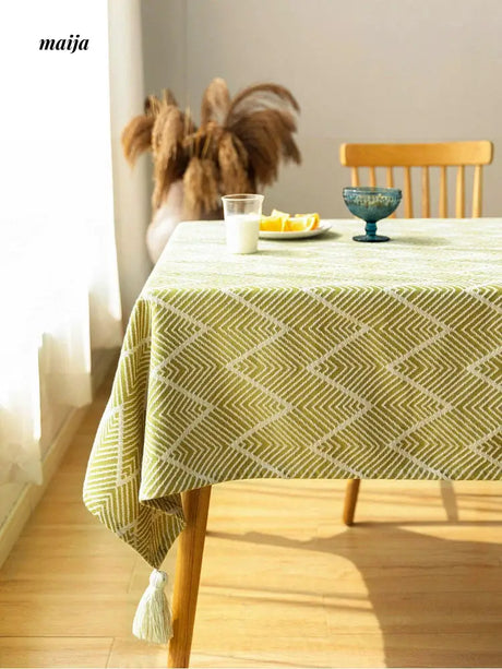Chevron Vintage Tablecloth from maija