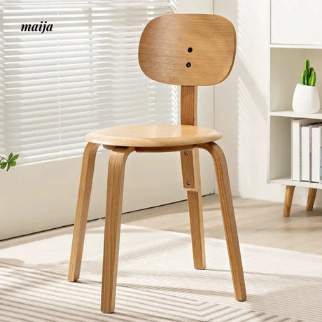 MIKA Modern Solid Wood Backrest Chair from MIKA