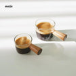 BANKE Japanese Mini Glass Milk Cup with Handle from BANKE
