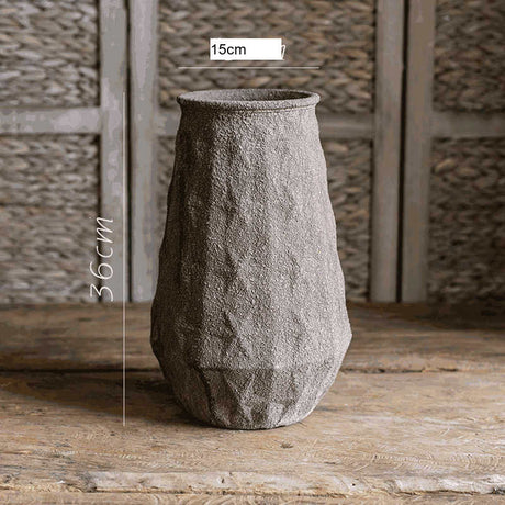 JUHAN Haruki Exquisite Stone-Effect Glass Flower Bottle Ornament from JUHAN