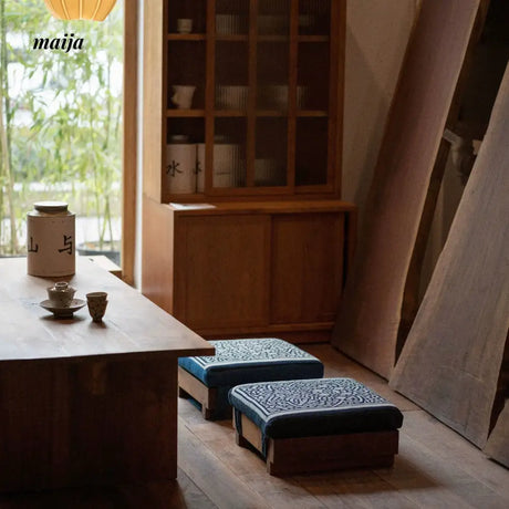 MUMO Ava Square Cotton Seat Pillow from MUMO