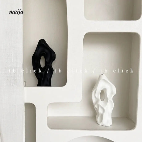 CLICK Abstract Ceramic Vase Medieval Mountain Design from CLICK