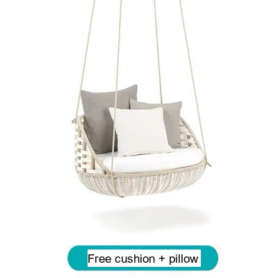 DIME GARDEN Elowen Cozy Stylish Hanging Basket Rocker from DIME GARDEN