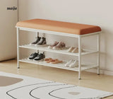 Shayla Cream Shoe Rack from Yeter