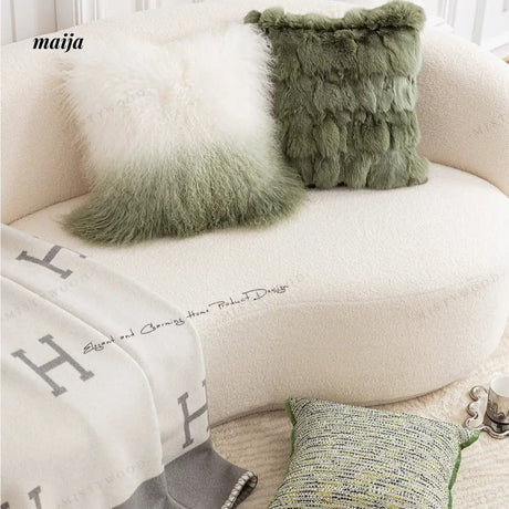 MISTYWOOD Green Pillow for Bedside or Sofa from MISTYWOOD