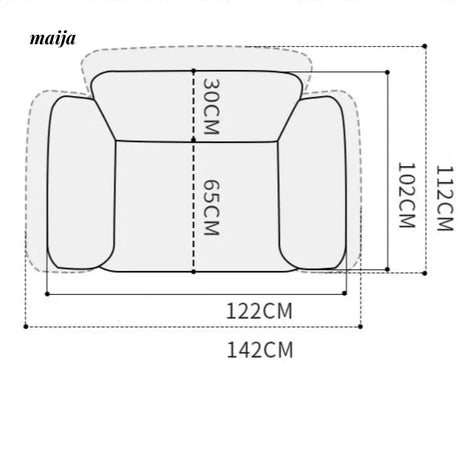 YS Mon Ami Leather Petal Sofa from YS