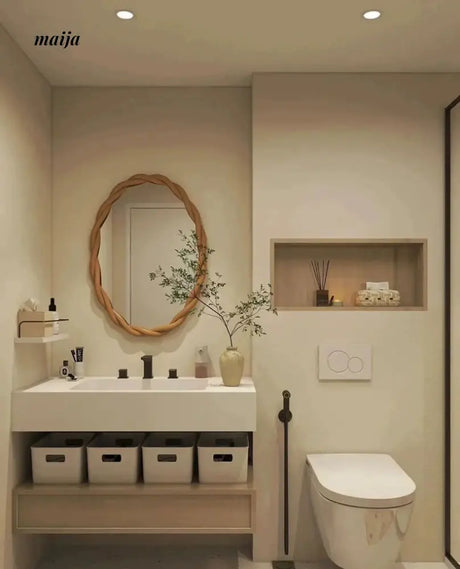 Rope Oval Mirror from maija