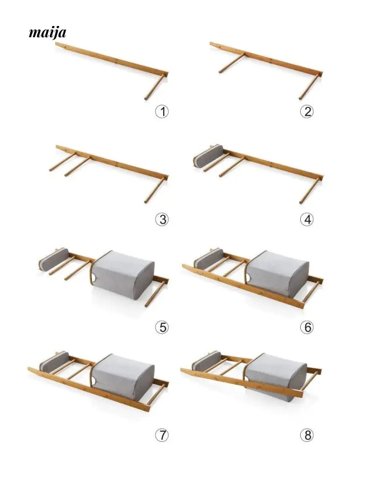 Bamboo Laundry Basket Bathroom Rack from maija