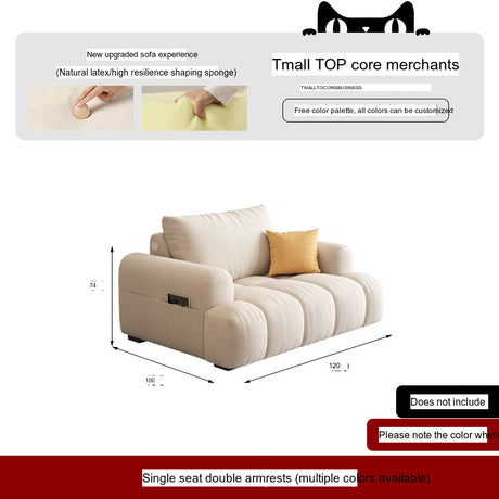 DIPU Livia French Cream Charging Sofa from DIPU