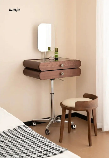 Retro Solid Wood Dressing Table from maija
