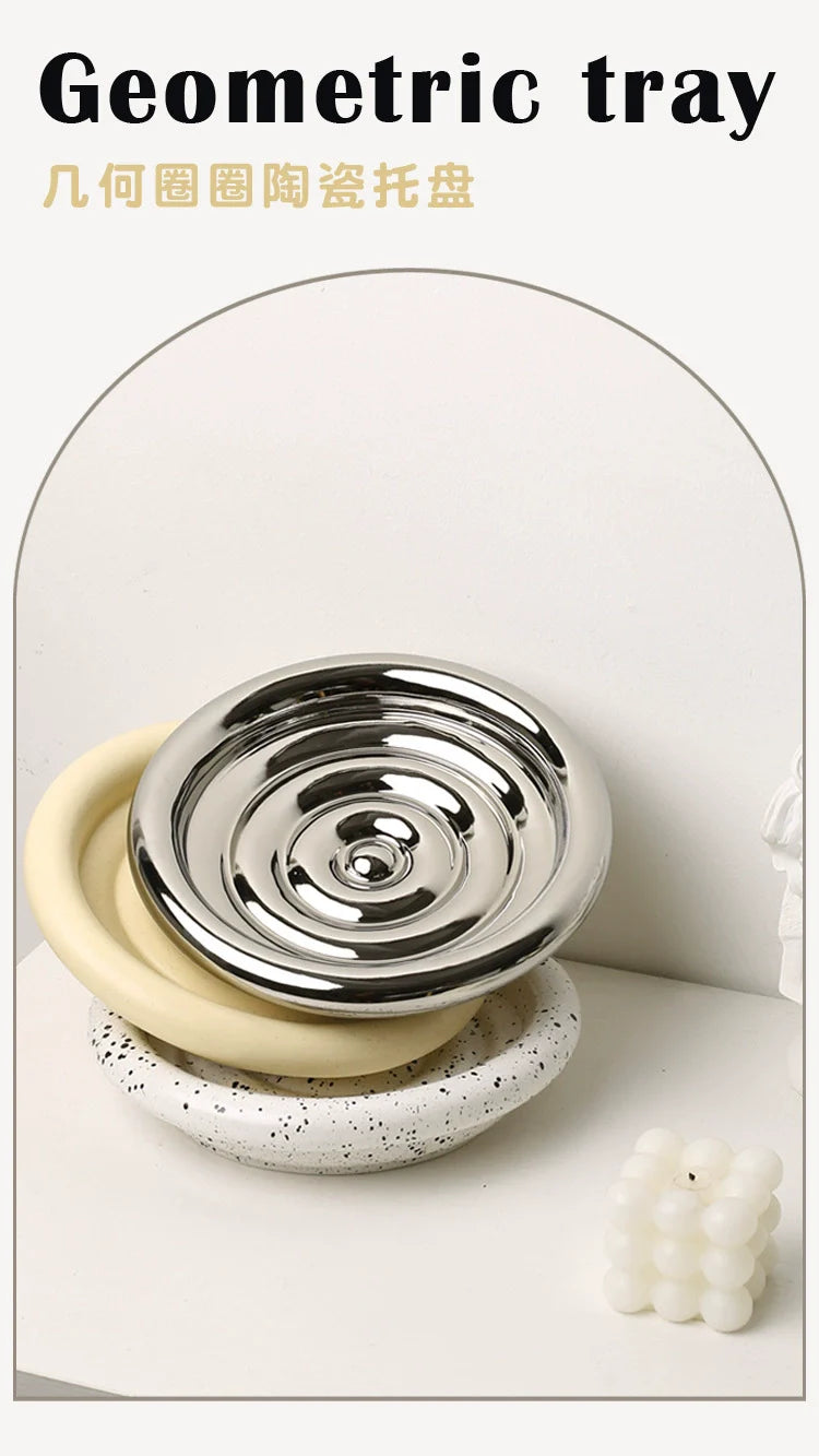 LENYVASEN Kai Bathroom Ceramic Storage Tray from LENYVASEN