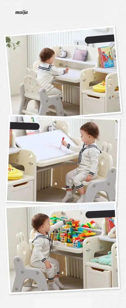 MIGOBEAR Kindergarten Children Learning Desk and Chair MGX-ETZ001 from maija
