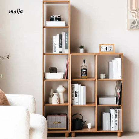 Cherry Wood Grid Shelf from maija
