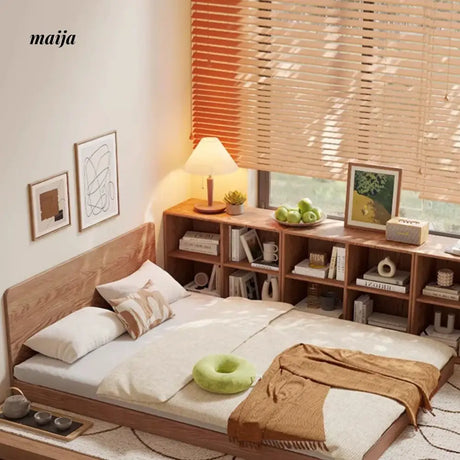 Japanese Tatami Solid Wood Platform Bed from maija