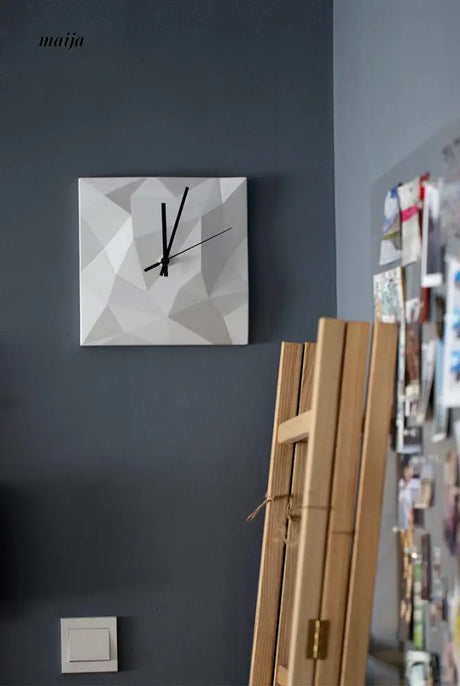 Minimalist Square Wall Clock from maija