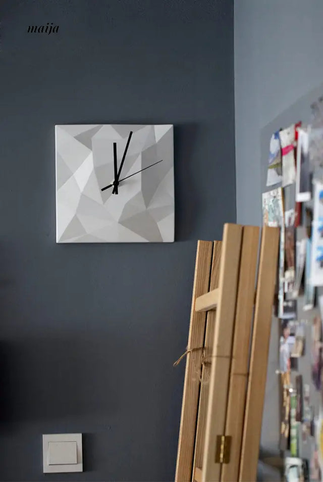 Minimalist Square Wall Clock from maija