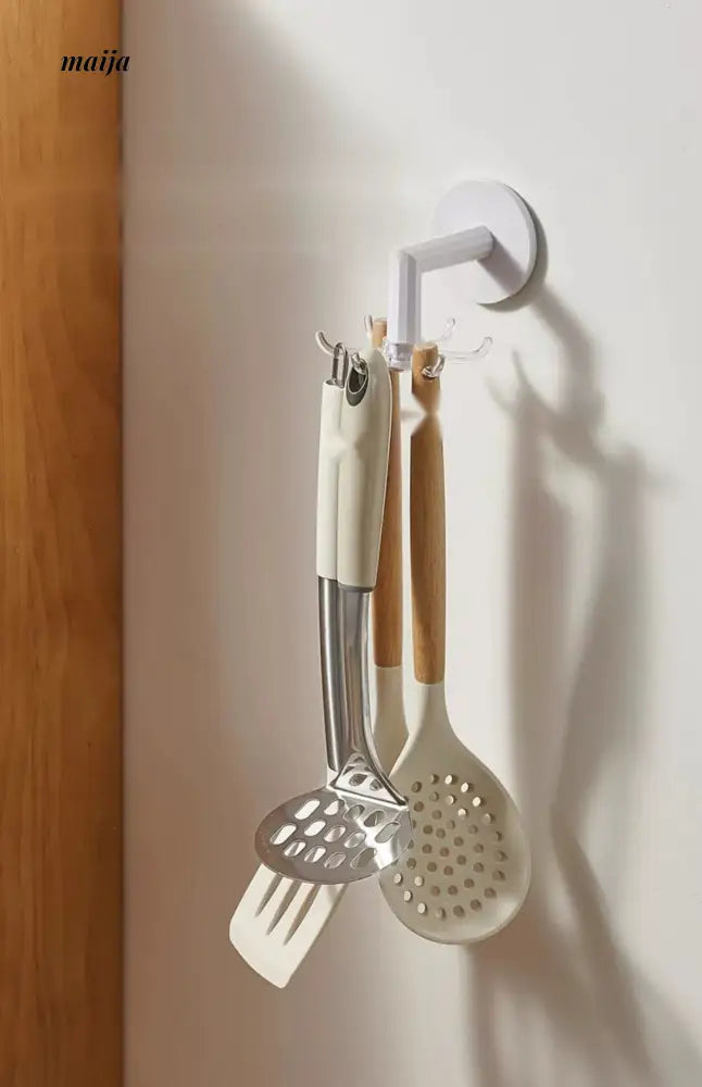 CAROTE Kitchen Rotating Wall Hook Storage Shelf from CAROTE