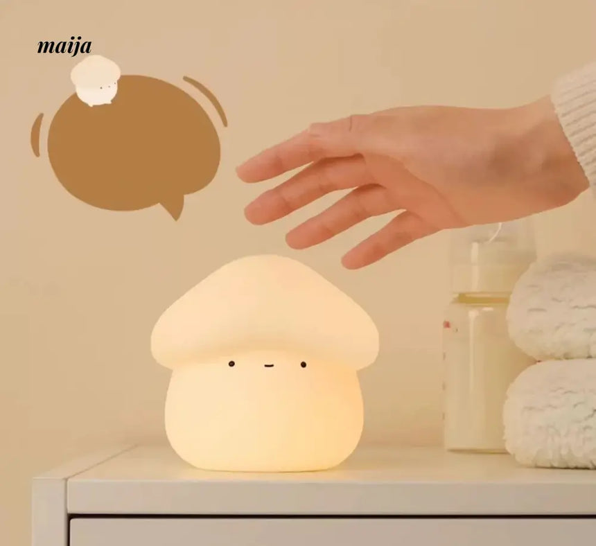 MUID Squeezy Mushroom Head Night Lamp