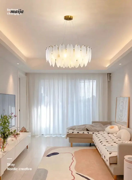 GVG Birds of a Feather Crystal Pendant Ceiling Lamp from GVG