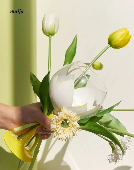 SOREMO Tulip Hand Painted Wine Glass from maija