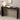 Simple Black Solid Wood Console Table from maija