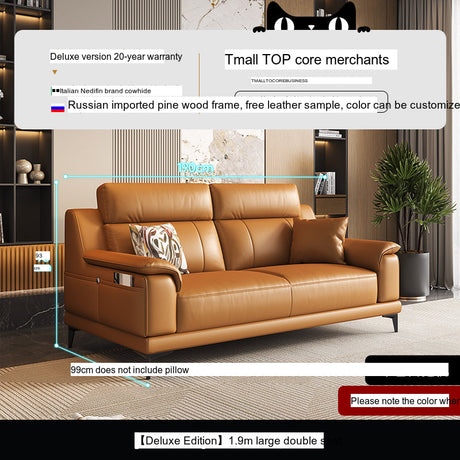 DIPU Zara Italian Cowhide Sofa from DIPU