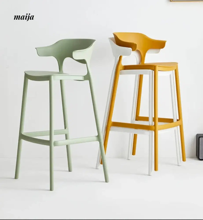 Lotus Plastic Bar Stool