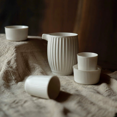 MUMO Mia White Porcelain Ceramic Tea Cup from MUMO