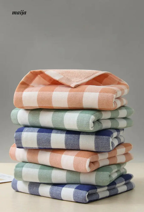 Pastel Gingham Bath Towel from maija