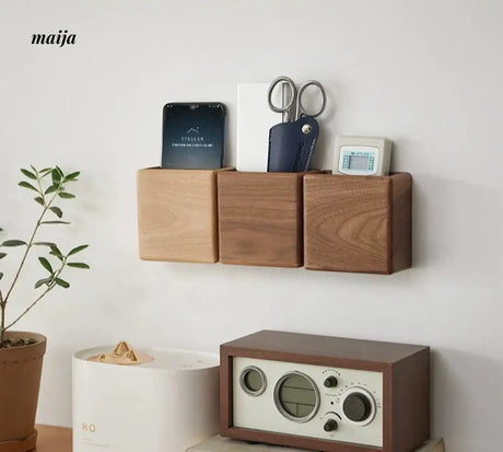 KIMACHI Wall Mounted Wooden Storage Box from KIMACHI