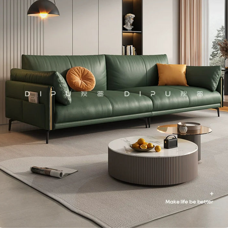 DIPU Stella Italian Pinewood Cowhide Sofa from DIPU