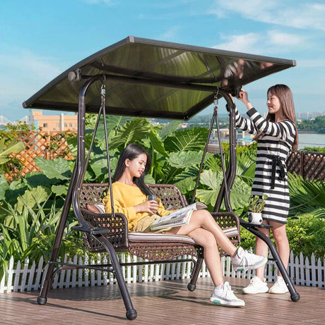 MOJIA Elowen Indoor Hanging Cradle Chair for Tranquil Spaces from MOJIA