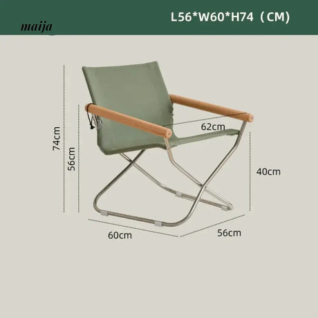 PUMPKIN BOX Nordic Folding Canvas Chair from PUMPKIN BOX